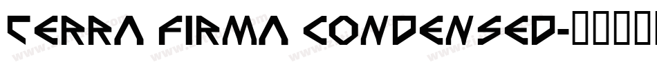 Terra Firma Condensed字体转换